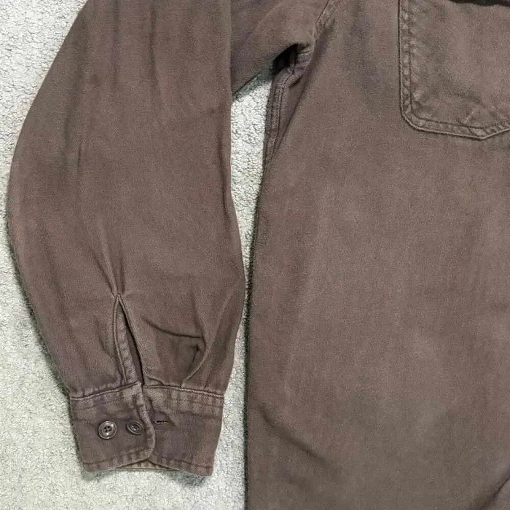 Vintage seager brown button up